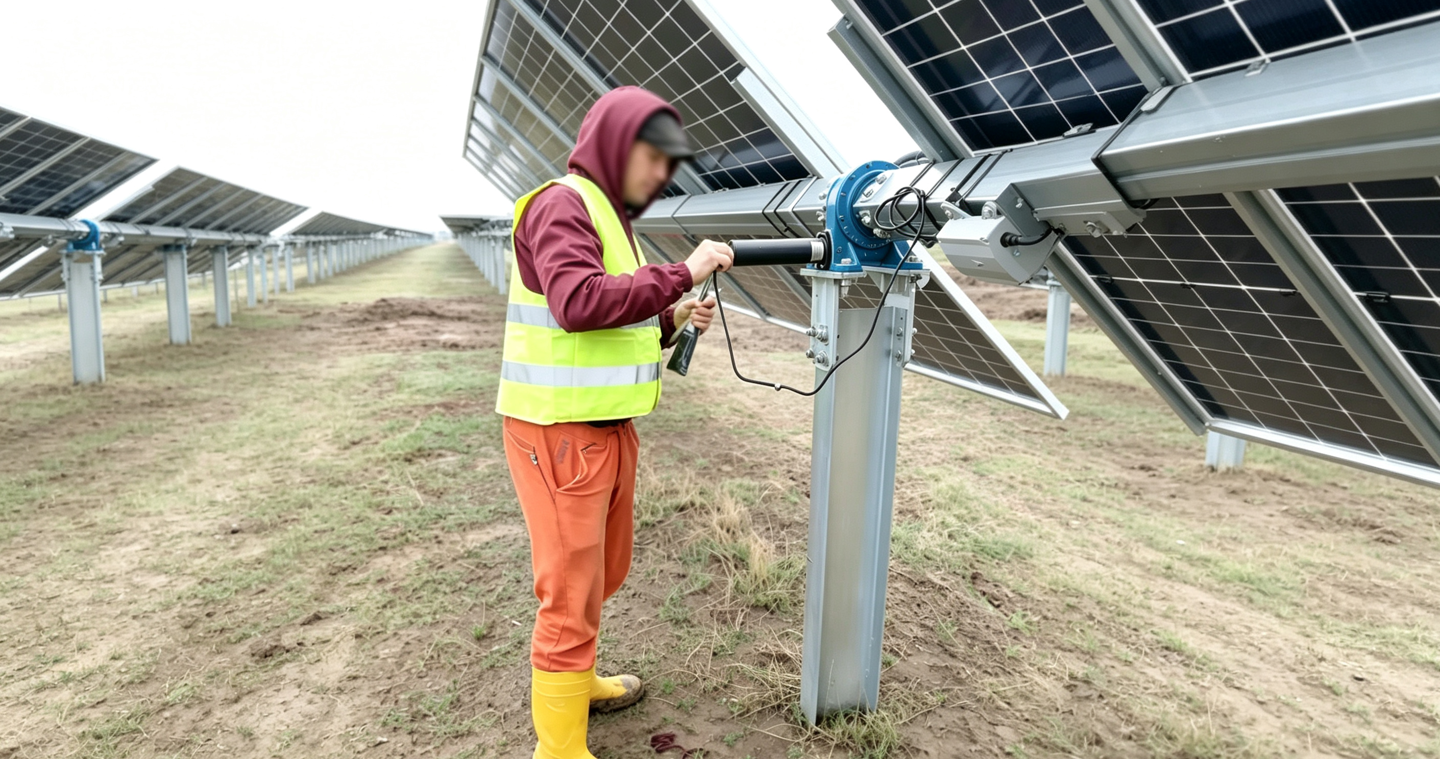 Son şirket blogları hakkında How much torque does a solar tracker slew drive require?