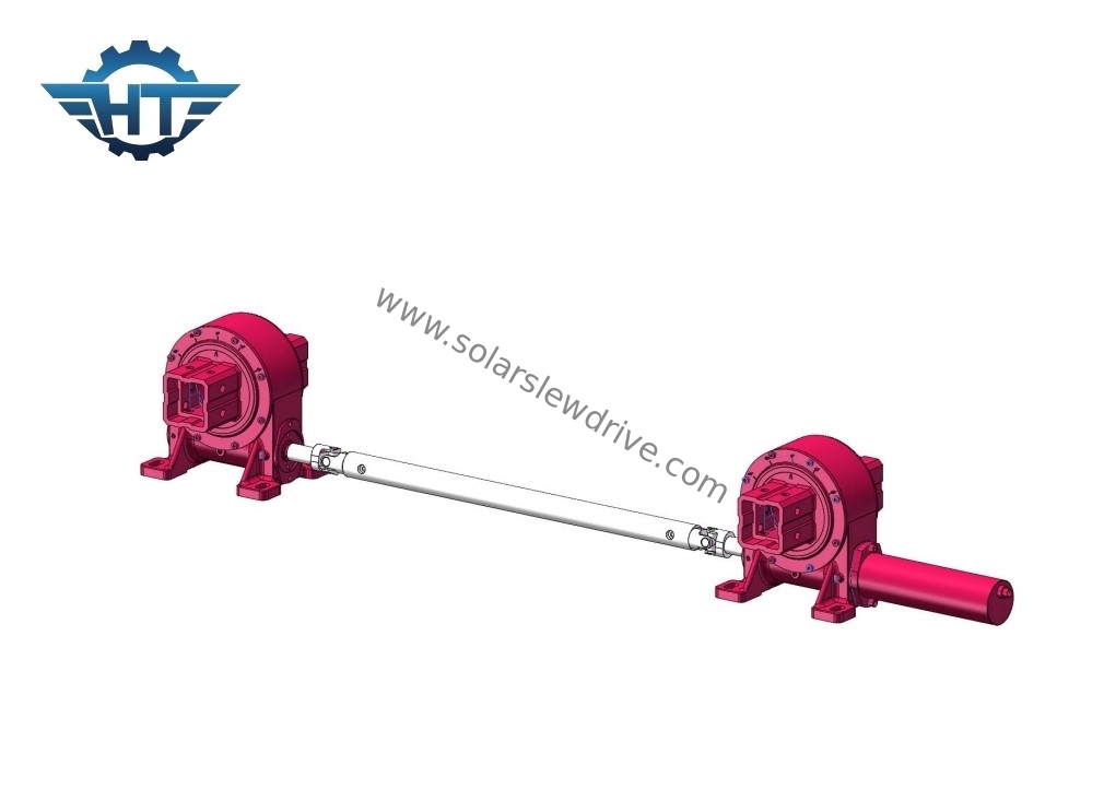 Yüksek hassasiyetli Güneş İzleyici Slew Drive Pv Panel Sistemi için Kapalı Konutlu Küçük