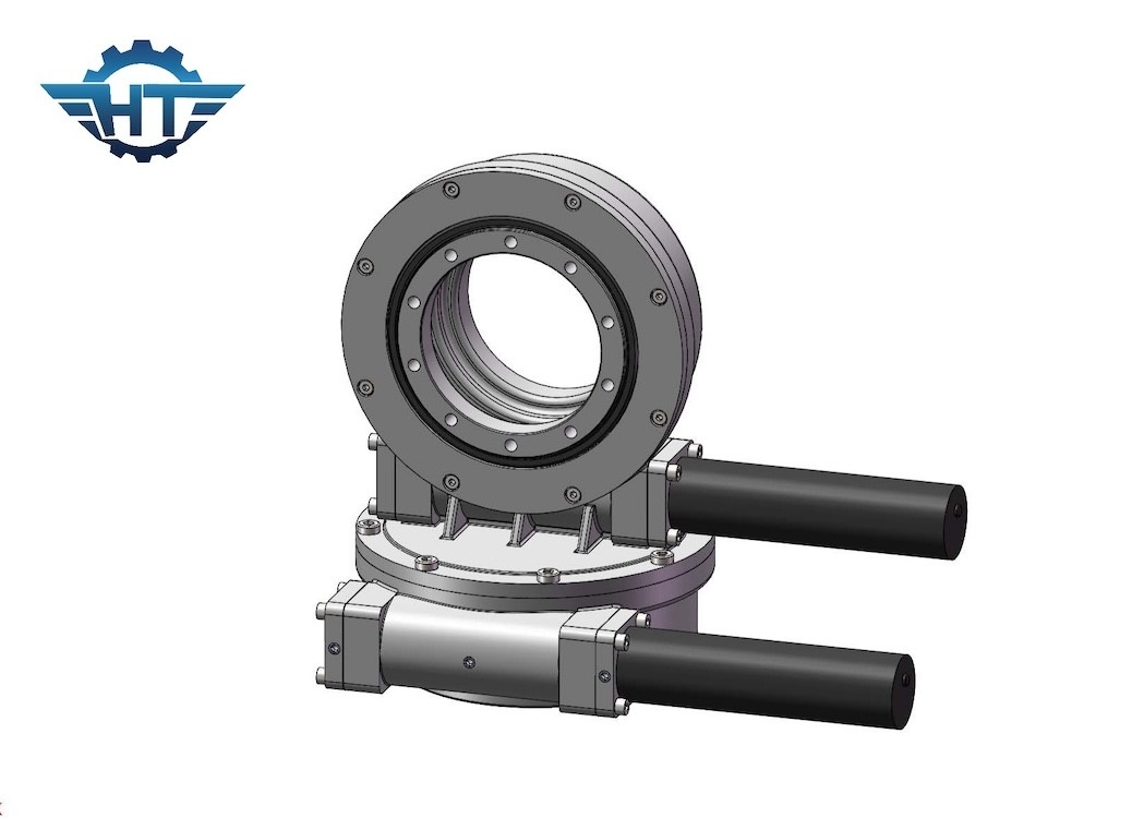 Güneş Takip Sistemi için 24V DC için OEM hizmeti ile Tek / Çift Eksenli Slew Drive