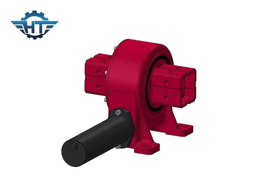 24VDC Güneş İzleme Rack Sistemi Tek Eksenli / Çift Eksenli Sürüşlü Slew Motor